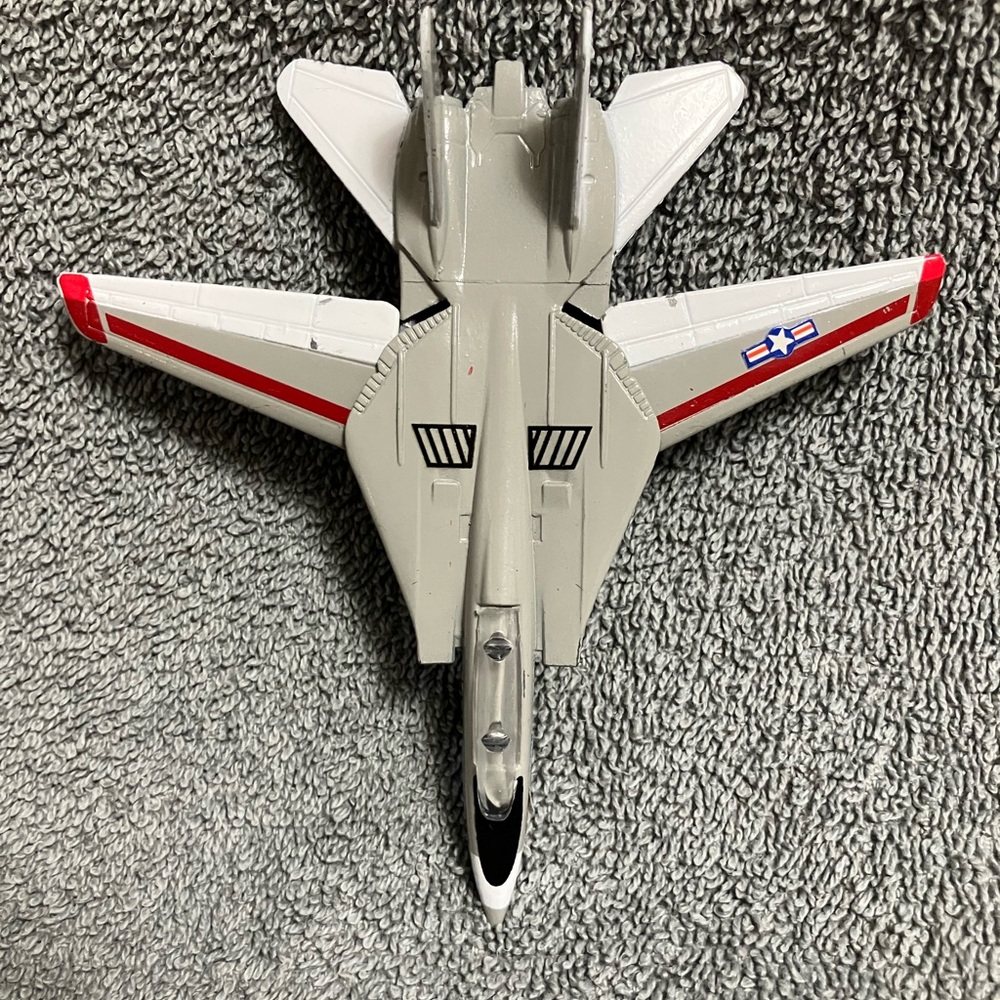 Vintage Grumman F-14 Tomcat die-cast model aircraft A217. Zee Toys??
